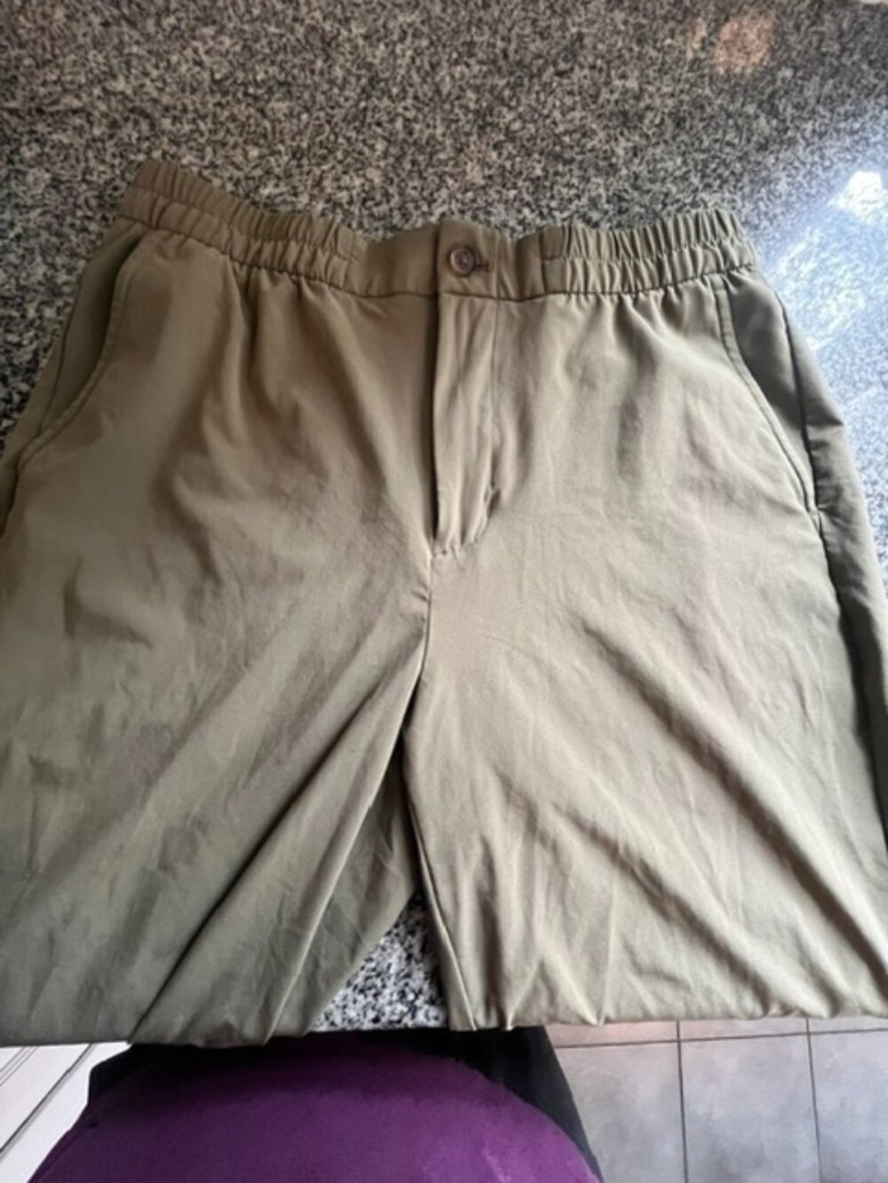Banana Republic Airstretch Olive Green pants~Small